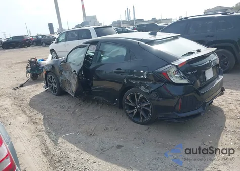 2018 Honda Civic Sport from USA, damaged, VIN SHHFK7H43JU220190